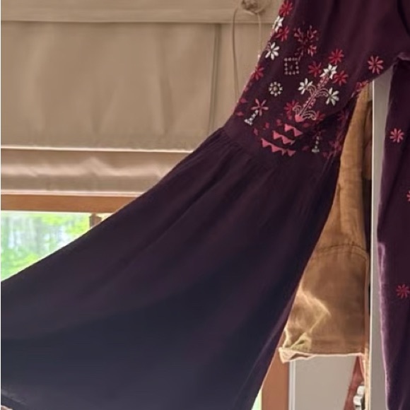 Free People Waiting on a Sunny Day embroidered blouse Size Med ( no size tag) - Picture 8 of 9